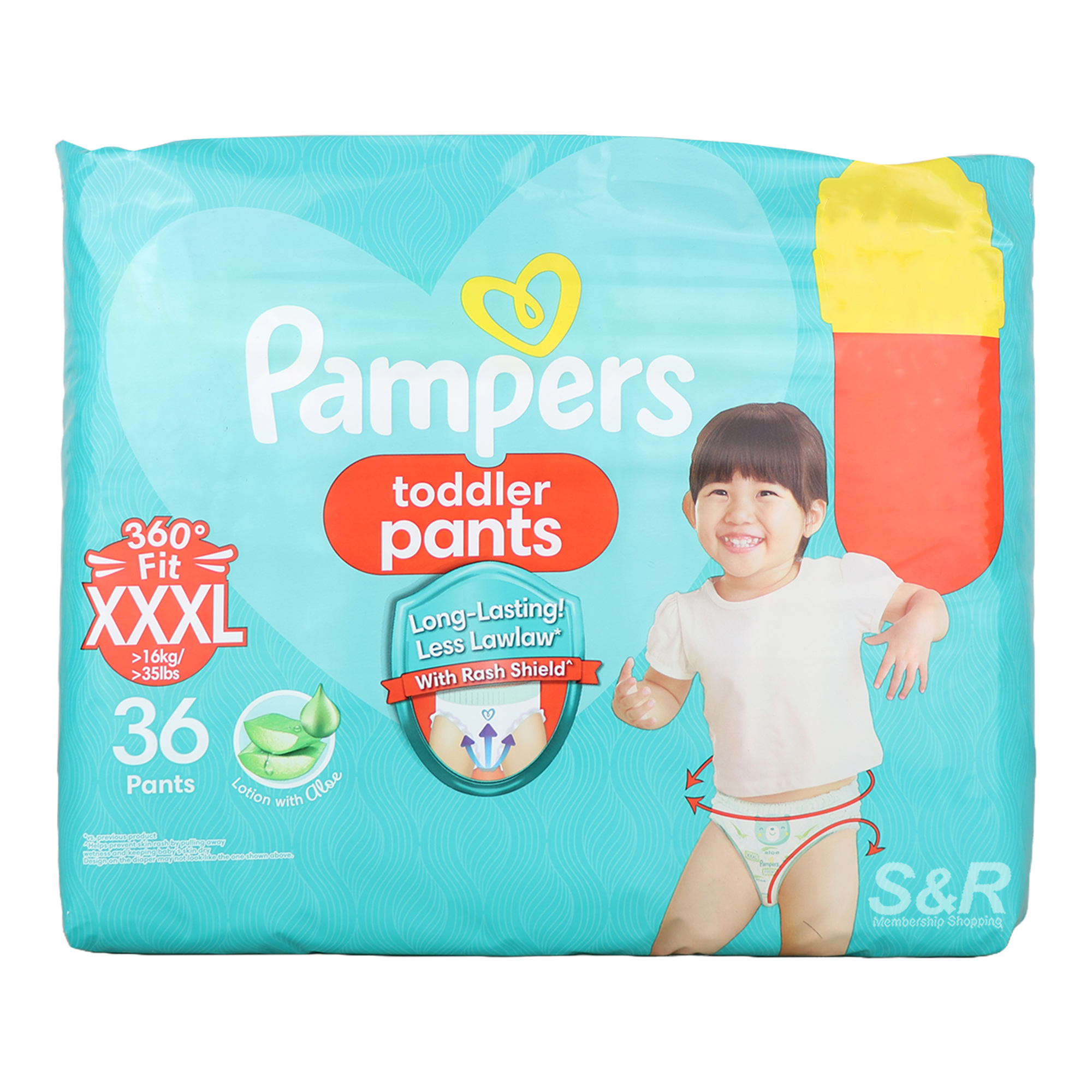 Pampers Toddler Dry Pants XXXL 36pcs